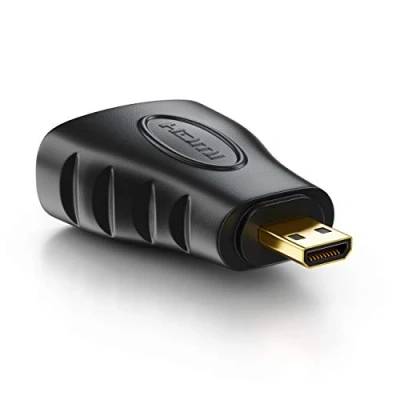 Afbeelding van deleyCON HDMI naar micro adapter aansluiting video 4k Ultra HD UHD 1080p Full zwart