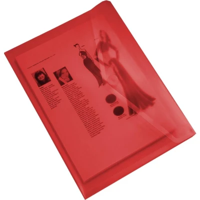 Afbeelding van EXXO HFP #90446 A5 Documentenmap Landschap model Klitsluiting Rood 10 stuks (1 pak @ stuks)