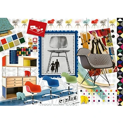 Afbeelding van Ravensburger puzzel Eames Design Spectrum Legpuzzel 1000 stukjes