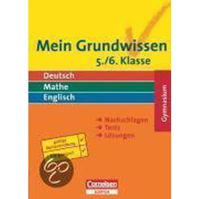 Afbeelding van Mein Grundwissen. 5./6. Schuljahr. Schülerbuch. Gymnasium. Neue Rechtschreibung