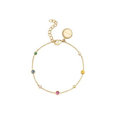 Afbeelding van Singularu Multicolor Orbit Armband goldcoloured, Dames, Maat: One Size, Gold coloured