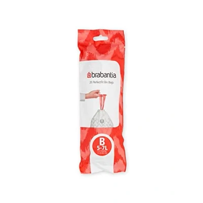 Afbeelding van Brabantia 311741 vuilniszakken, 5 l, 20 zakken per rol